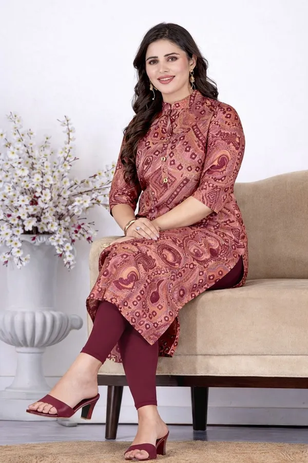 Pich_Premium_Heavy_Muslin_Beautiful_One_Side_Pocket_Straight_Kurta_For_Women