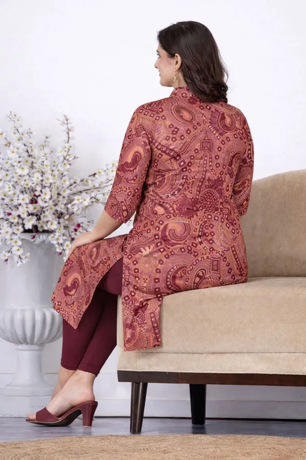Pich_Premium_Heavy_Muslin_Beautiful_One_Side_Pocket_Straight_Kurta_For_Women