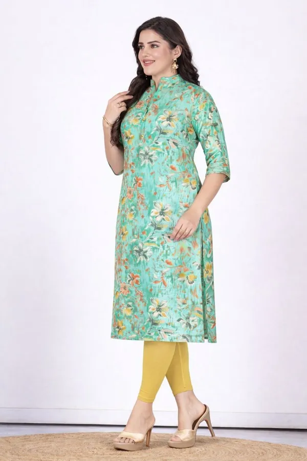 Rama_Premium_Heavy_Muslin_Beautiful_One_Side_Pocket_Straight_Kurta_For_Women