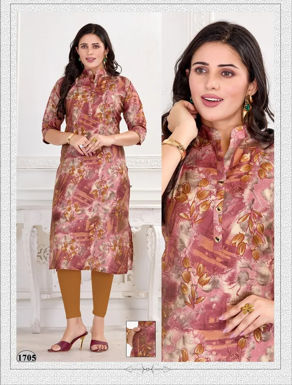 Gajri_Premium_Heavy_Muslin_One_Side_Pocket_Straight_Kurta_For_Women