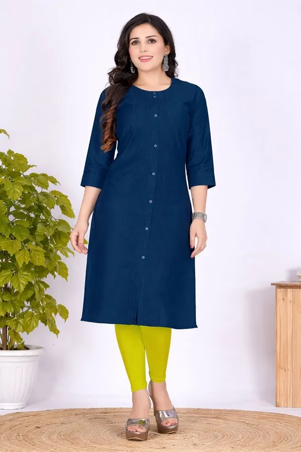 Blue_Bombay_Heavy_Vertican_Pintex_So_Beautiful_Straight_Kurta_For_Women