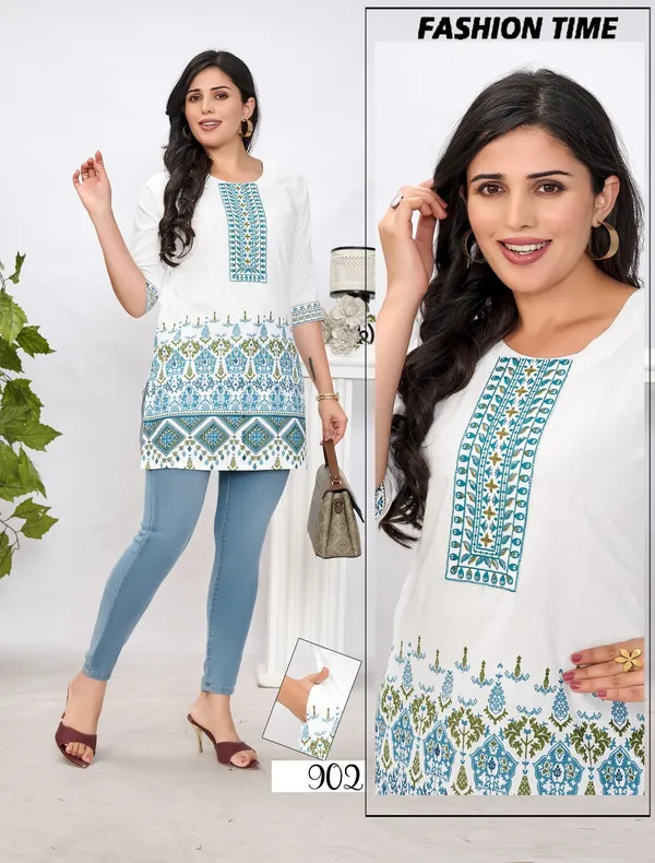 Rama__Short_Kurti_(Tunic)_Heavy_Cotton