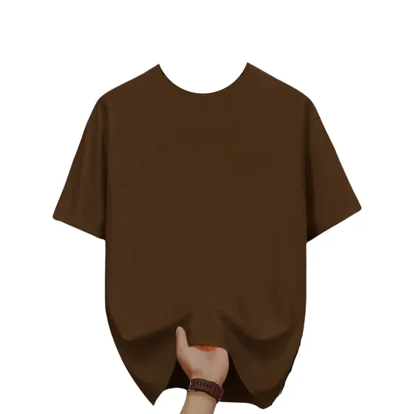 Brown_Wolf_Graphic_Print_Crew_Neck_Short_Sleeve_Cotton_T-Shirt_For_Men