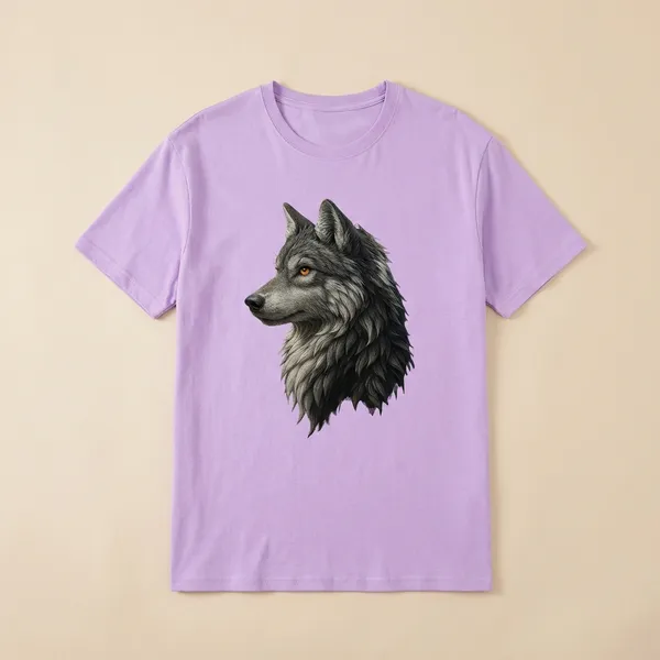 Purple_Wolf_Graphic_Print_Cotton_T-Shirt_For_Men