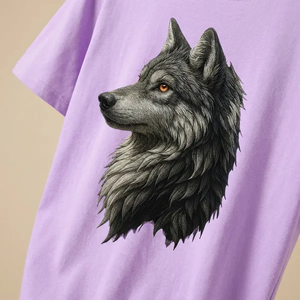 Purple_Wolf_Graphic_Print_Cotton_T-Shirt_For_Men