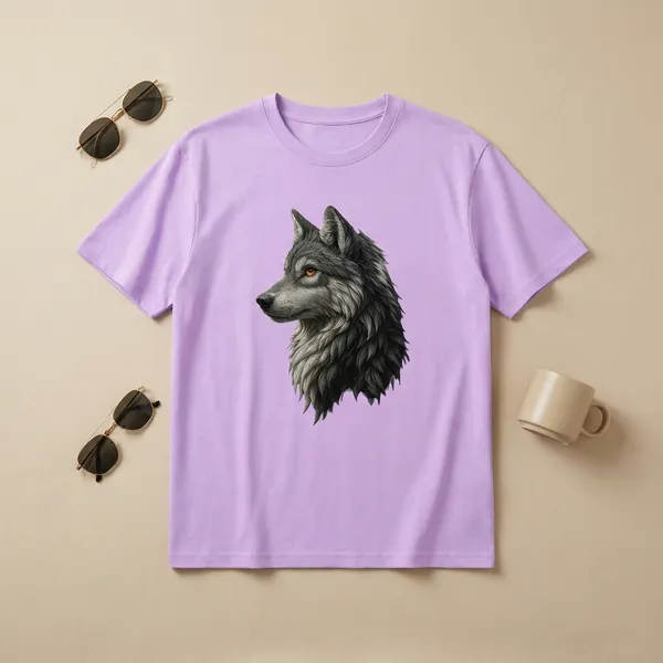 Purple_Wolf_Graphic_Print_Cotton_T-Shirt_For_Men