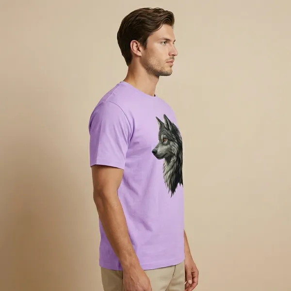 Purple_Wolf_Graphic_Print_Cotton_T-Shirt_For_Men