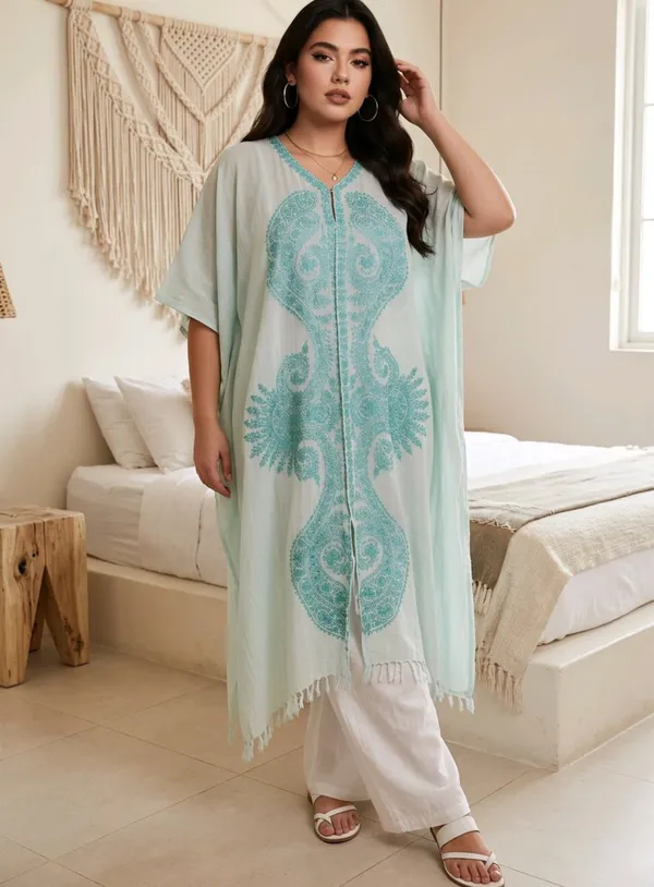 Ocean_Blue_Woollen_Shrugs_For_Women