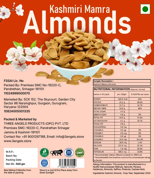 Kashmir_Mamra_Almonds_Can_500_Gm
