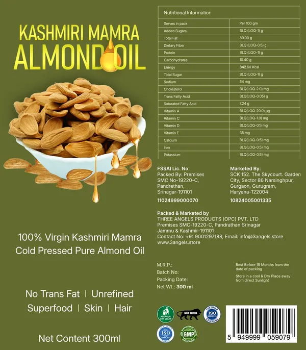 Cold_Pressed_Almond_Oil_300Ml