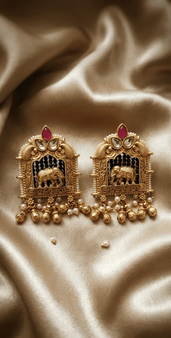 Regal_Gajraj_Gold-Plated_Heavy_Jewelry_Set_|_Rajwadi_Temple_Elephant_Necklace_&_Kundan_Earrings