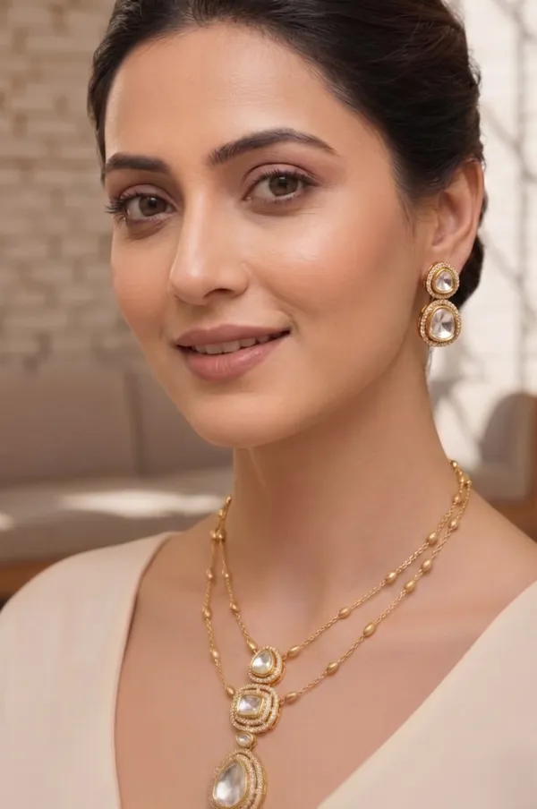 Golden_Kundan_Pendant_Set_|_Traditional_Indian_Pendant_set