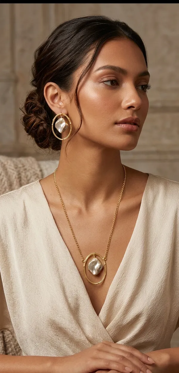 Natural_Stone_Druzy_Pendant_&_Earring_Set_|_Bohemian_Healing_Stone_Gift
