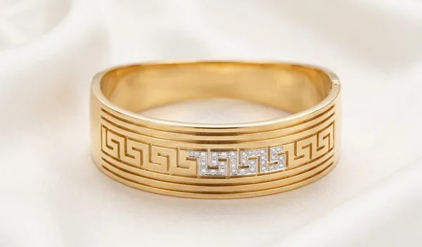 Anti_Tarnish_Gold_Plated_Greek_Broad_Pattern_Bracelet_for_Women