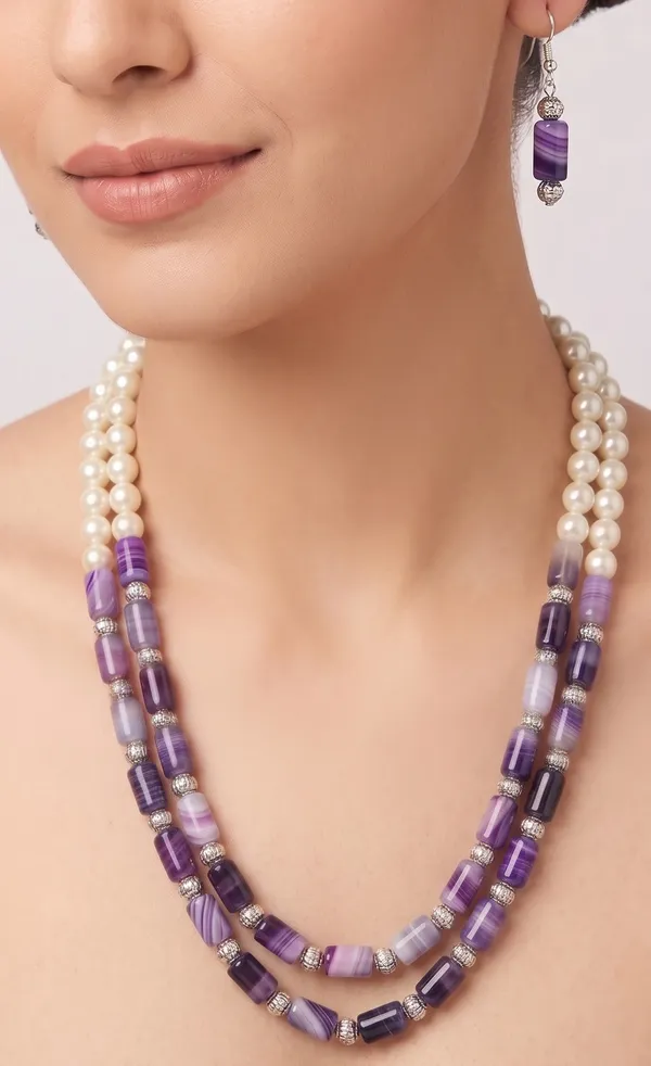 Authentic_Purple_Agate_&_Pearl_Fusion_Mala_|_Spiritual_Beads