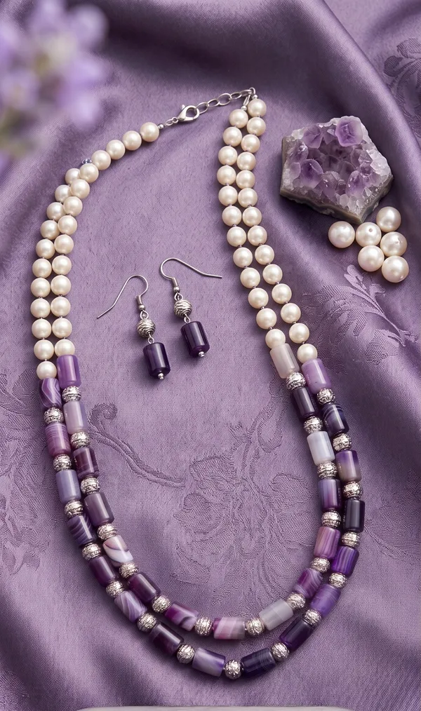 Authentic_Purple_Agate_&_Pearl_Fusion_Mala_|_Spiritual_Beads