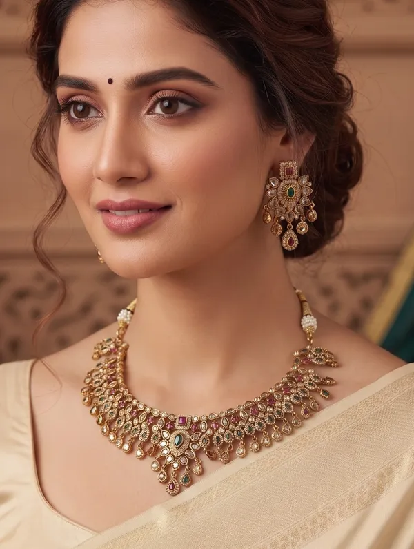 Bridal_Charm_Antique_Gold_Look__Necklace_|_Royal_Necklace