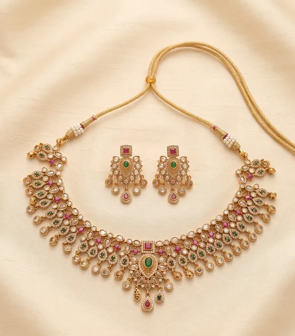 Bridal_Charm_Antique_Gold_Look__Necklace_|_Royal_Necklace