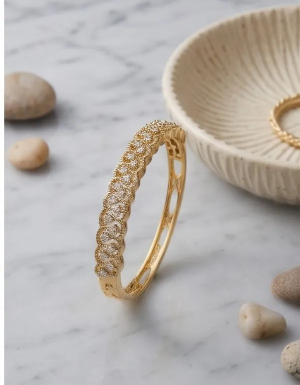 Diamond_Gold_Zigzag_Bracelet_|_Unique_Geometric_Tennis_Bracelet