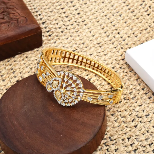 Gold_Plated_Diamond_Floral_Broad_Bracelet_for_Women_|_Designer_Party_Wear_Bracelet