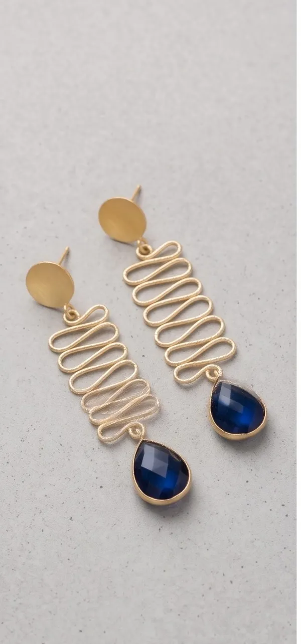 Gold_Look_Snake_Pattern_Dangler_Statement_Earrings_for_Women_|_Bold_Party_Wear_Jewellery