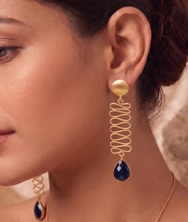 Gold_Look_Snake_Pattern_Dangler_Statement_Earrings_for_Women_|_Bold_Party_Wear_Jewellery