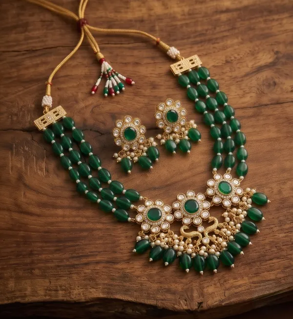 Green_Stone_Kundan_Choker_Necklace_Set_|_Royal_Bridal_&_Festive_Jewellery