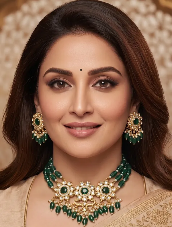 Green_Stone_Kundan_Choker_Necklace_Set_|_Royal_Bridal_&_Festive_Jewellery