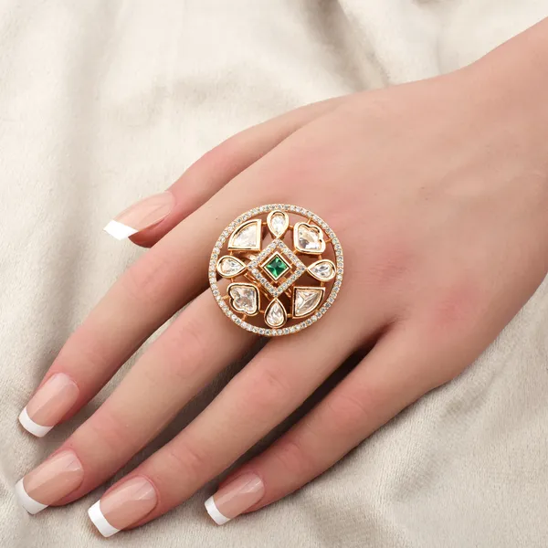 Polki_Statement_Ring_|_Statement_Ring_for_Wedding