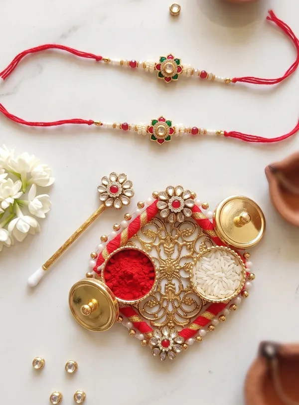 Meenakari_Flower_Rakhi_Pair_for_brothers_|_Traditional_Designer_Rakhi_Set