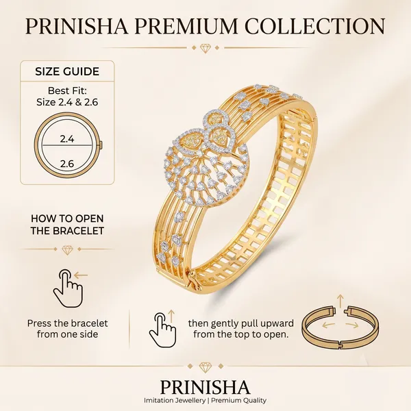Gold_Plated_Diamond_Floral_Broad_Bracelet_for_Women_|_Designer_Party_Wear_Bracelet