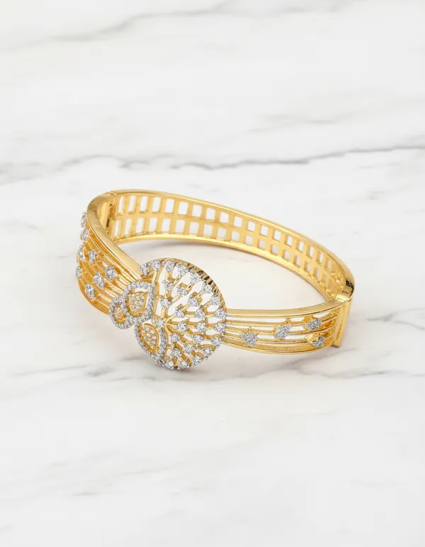 Gold_Plated_Diamond_Floral_Broad_Bracelet_for_Women_|_Designer_Party_Wear_Bracelet