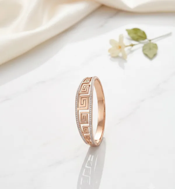 Premium_Gold_Sleek_Greek_Pattern_Anti-Tarnish_Bracelet_for_Women