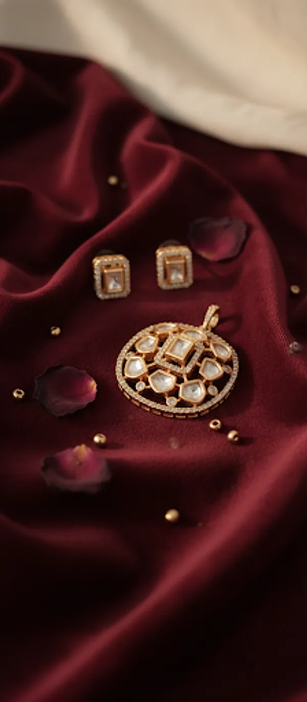 Premium_Polki_Pendant_Set_|_Gold_plated_Traditional_Polki_Jewellery