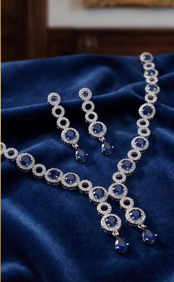 Royal_Blue_American_Diamond_Necklace_Set_with_Earrings_
