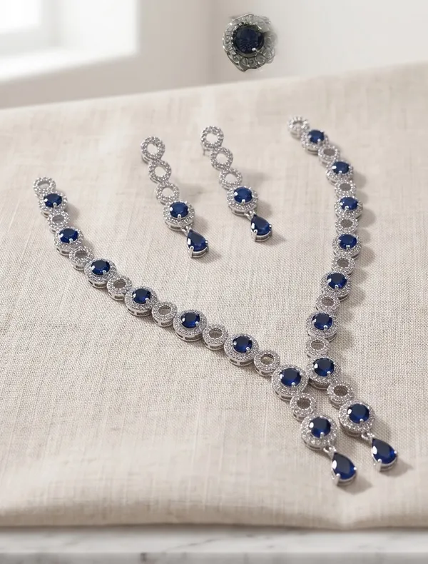 Royal_Blue_American_Diamond_Necklace_Set_with_Earrings_