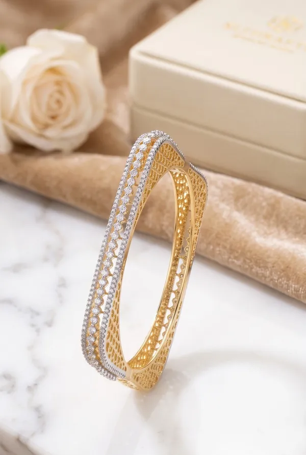 Square_Designer_Openable_Bracelet_–_Premium_Gold_Dimond_Look