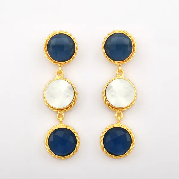 Blue_And_White_Mother_Of_Pearl_Earrings__|_Indo_Western_Earrings