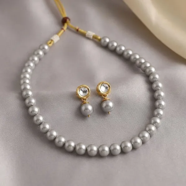 Moonlit_Silver_Grey_Pearl_Single_Line_Mala_|_Timeless_Necklace