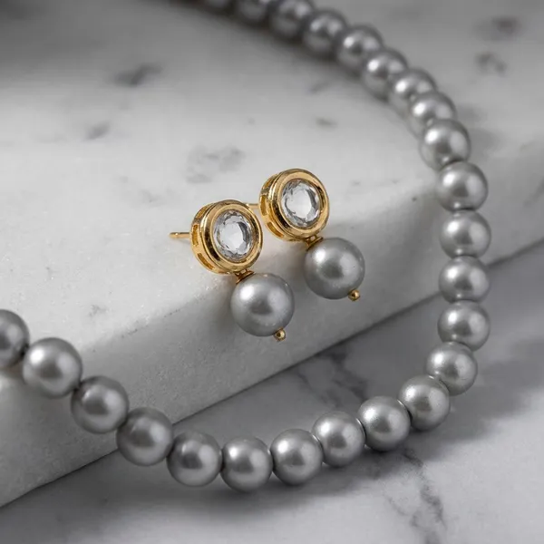 Moonlit_Silver_Grey_Pearl_Single_Line_Mala_|_Timeless_Necklace