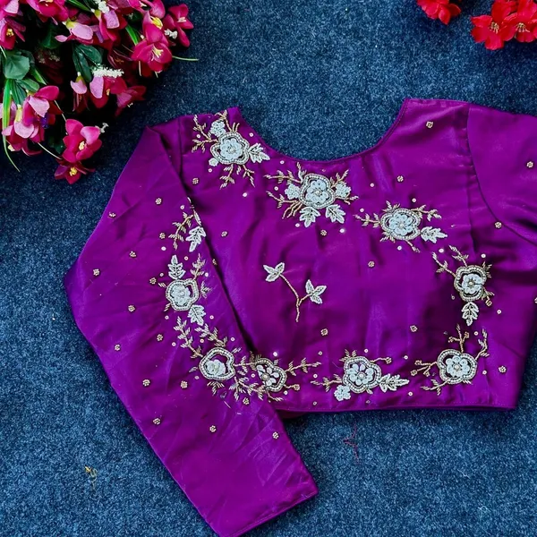 Purple_Silk_Blouse_For_Women