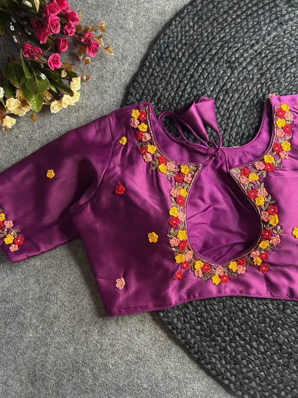 Purple_Silk_Blouse_For_Women