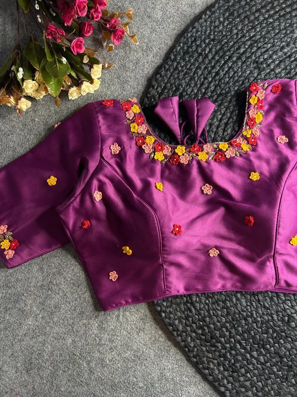 Purple_Silk_Blouse_For_Women