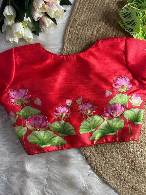Red_Silk_Blouse_For_Women