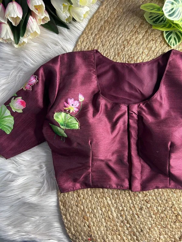 Purple_Silk_Blouse_For_Women