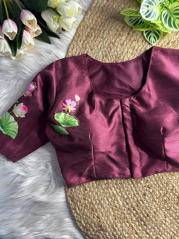 Purple_Silk_Blouse_For_Women