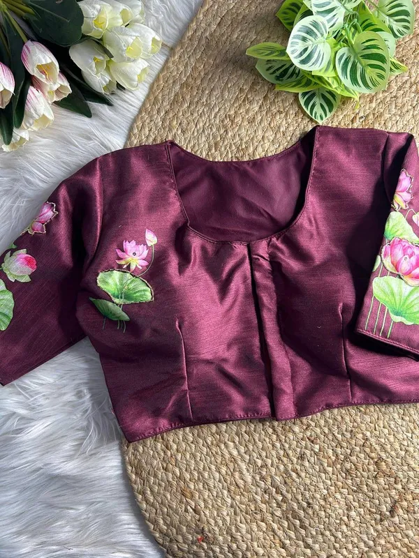 Purple_Silk_Blouse_For_Women