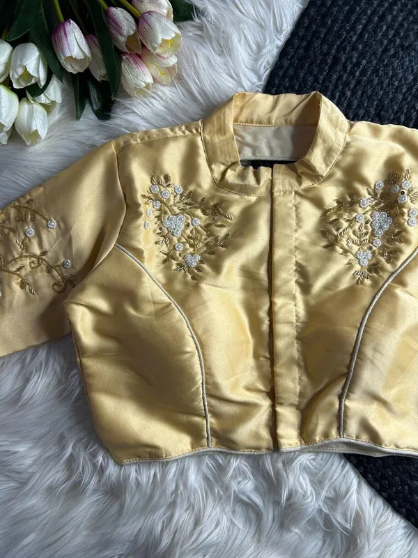 Cream_Silk_Blouse_For_Women