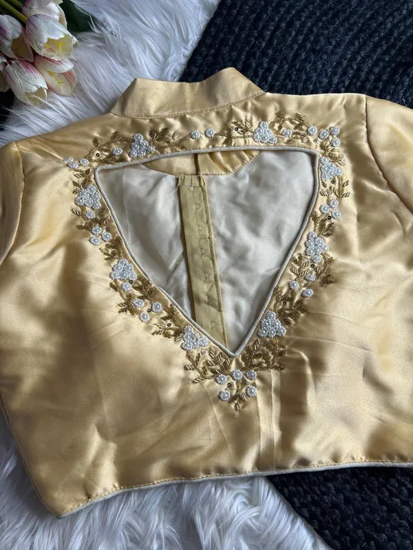 Cream_Silk_Blouse_For_Women