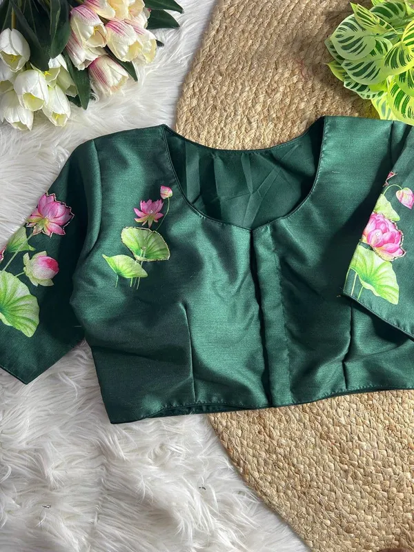 Green_Silk_Blouse_For_Women
